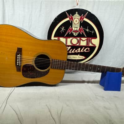 Martin D-18 d18 Dreadnought Acoustic Guitar with Case 1963 image 2
