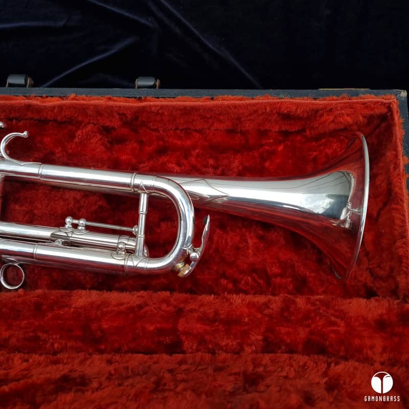 F. Besson pre war 88xxx GRAND PRIX trumpet - silver plated gamonbrass image 1