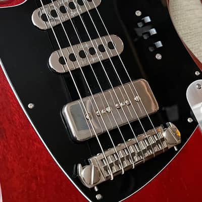 MotorAve Guitars LeMans Custom Transparent Cherry 2021 w/ Mono Case image 10