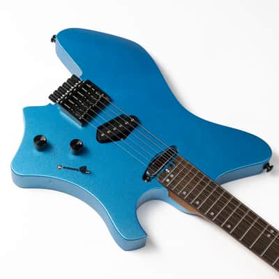 EART GW2T-SE Headless Electric Guitar, Solid Roasted Mahogany Body with Roasted Canada Hard Maple Standard Artones-TSE Pickup,Satin Finish image 4