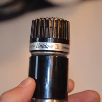 Shure real Vintage Microphone Unidyne III / Model 545-SD * Made in 1970 in the USA * Comes with the Original Bag * about 50 years old / very rare / sounds great for stage and studio image 9