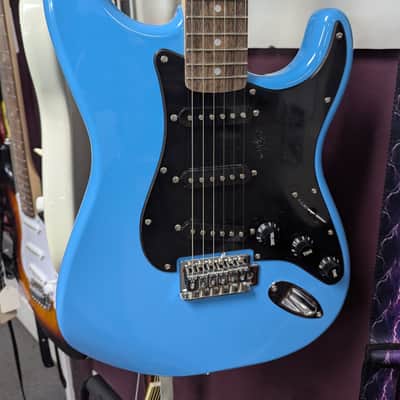 Fender Squier Sonic Stratocaster Electric Guitar – Strat Style – Lightweight – Great Player - Blue image 1