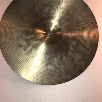 Vintage Zildjian 15” Hi Hat Crash Cymbal Medium Band 1970’s image 3