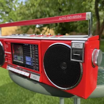 Toshiba RT-SF5 Rare Vintage Cassette Deck Boombox Getto blaster Warranty Japan image 13
