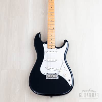 1986 Squier by Fender Bullet S3T (V2) Black w/ American Standard Pickups, E6-Serial Japan MIJ Fujigen image 2
