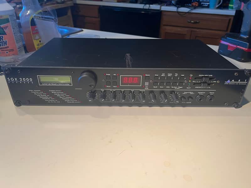 ART SGX 2000 Express Tube guitar preamp with multi effects. Includes rack mount bolts and washers. image 1