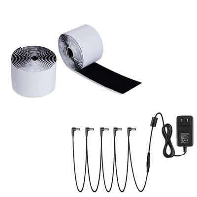 Pedalboard Pedal Tape & Dpa-1 Guitar Pedal Power Supply Adapter image 1