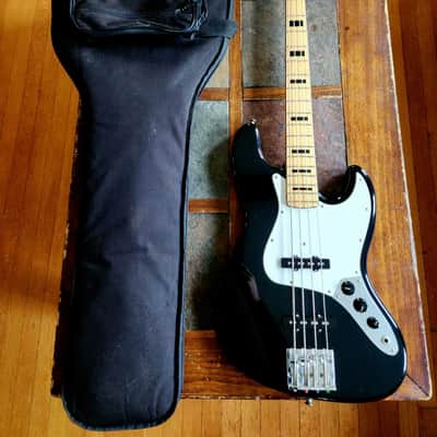 Fender Geddy Lee J Jazz bass CIJ Japan w/bag 2006 - blk image 1