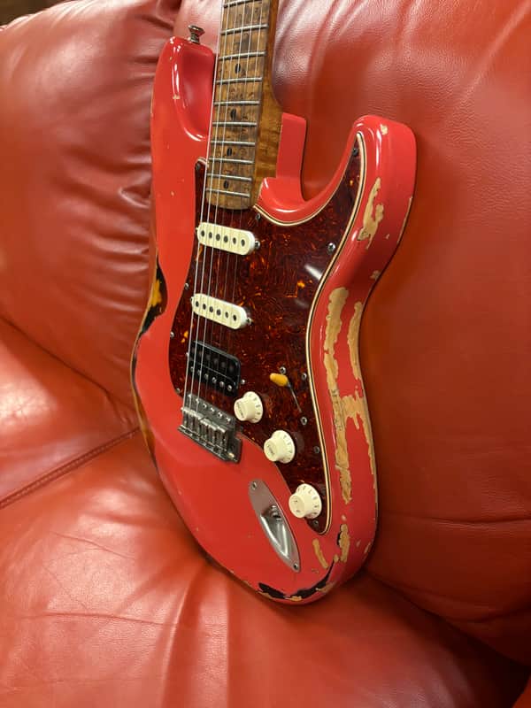 2017 LsL Instruments Saticoy Nacho Red over Three Tone Sunburst