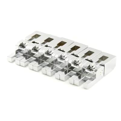Genuine Floyd Rose Custom Radius 16" Original Saddle Set (6) Chrome