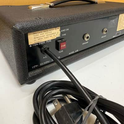 Unicord Univox Stage 65B 65-Watts Amp Head 1980's - Black image 4
