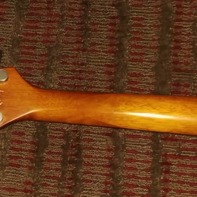 2005 MIK Squier Master Series M-80 Set Neck Electric Guitar M80 Satin Amber image 5