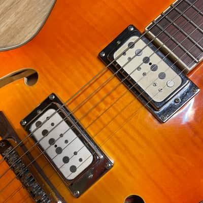 Xaviere XV-950 Hollow-body Electric Guitar with Bigsby image 5