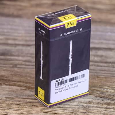 Vandoren #2.5 Clarinet Reeds CR1025 Box of 10 image 1