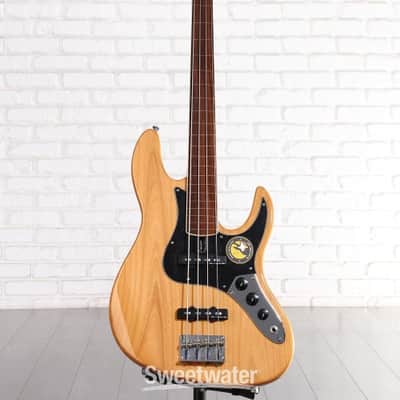 Sire Marcus Miller V5 24 Fretless Bass Guitar - Natural (MMFLV5244Nd1) image 3