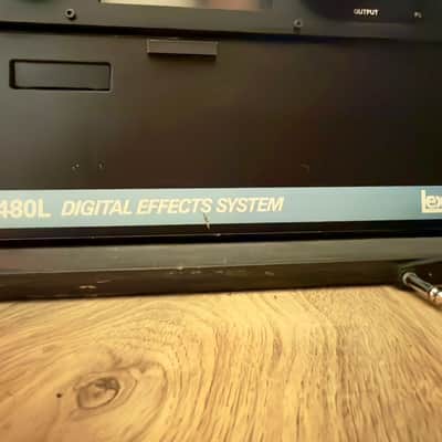 Lexicon 480L Digital Effects System with LARC Remote 1980s Black / White Remote image 6