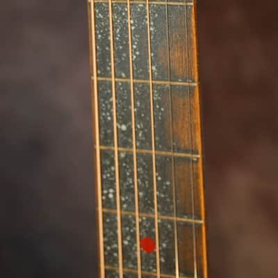 Vintage RARE Supertone sold by Sear Singing Cowboys Scene Guitar 1942 Original Case image 5