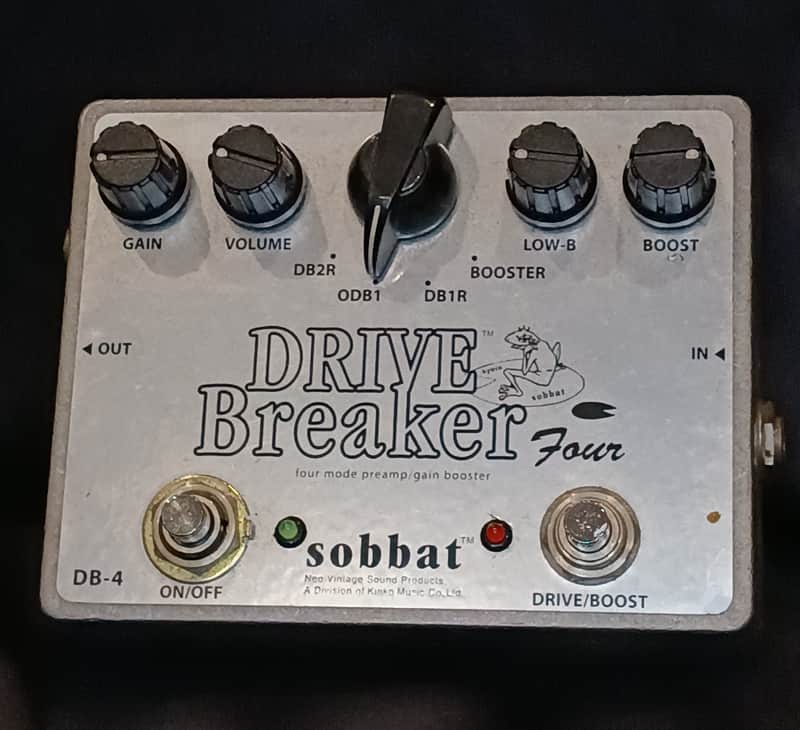 ギター sobbat DRIVE Breaker Four DB-4R Sobbat DB-4 Drive Breaker Four w/Box & leaflet. orig 2006 version
