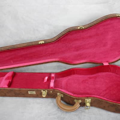Gibson Lifton Historic "5-Latch" Brown/Pink Hardshell Case - Les Paul image 3
