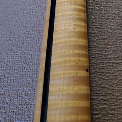 Roasted 5A flame maple neck image 12