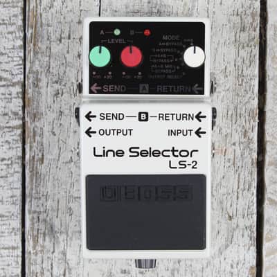 Boss LS-2 Line Selector Pedal Electric Guitar Line Selection Effects Pedal image 1