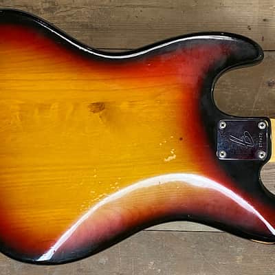 Fender Jazz Bass with Rosewood Fretboard 1972 - Sunburst image 5