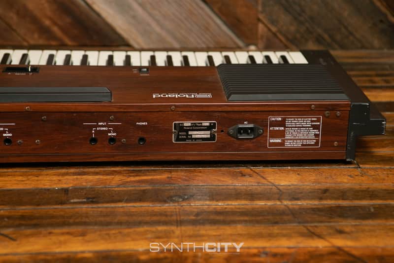 1980s Roland Electronic Piano Piano Plus 100 (HP-100) Brown | Reverb