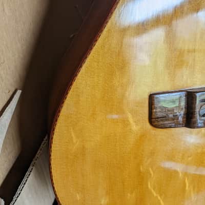 Handmade 40in Bearclaw Sitka Brown Ebony Wide Nut Shellac image 11