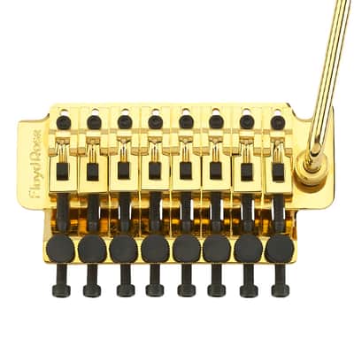 Authentic Floyd Rose 8-String Tremolo System - Gold image 1