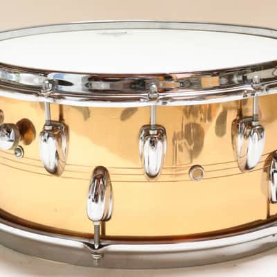 Slingerland 6.5x14 "Two-to-One", Copper Over Brass Snare Drum, 1979-1982 / INSPECTED & TESTED image 7