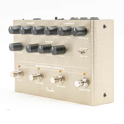 Fender Downtown Express Bass Multi-Effect Pedal w/ Power Supply DI Compressor EQ image 4