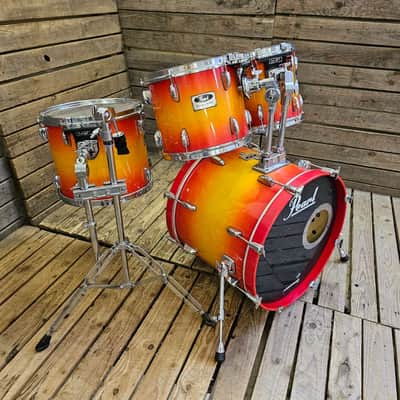 Drum Kit Pearl Session 1990s Cherry Sunburst USED! RKBPC210426 image 5