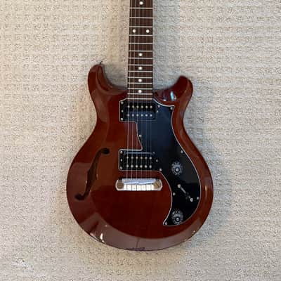 PRS Mira S2 Semi-Hollow Body 2014 - Vintage Mahogany image 2
