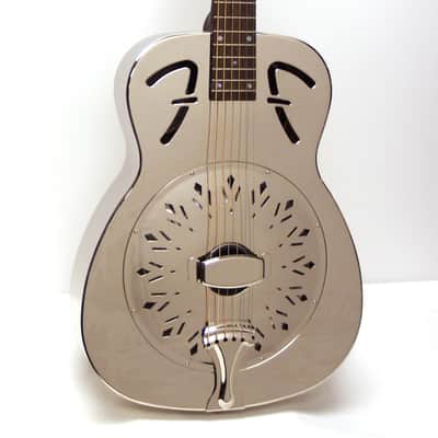 Fender FR-55 Hawaiian Resonator Acoustic Guitar - Nickel image 1