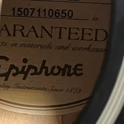 Epiphone EJ200 Artist Series Super Jumbo 2008 - 2012 - Ebony image 6