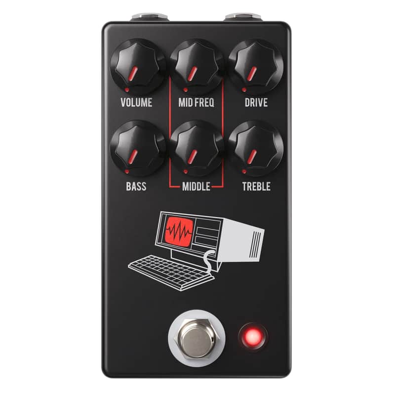 JHS Hard Drive Distortion Pedal - Black image 1