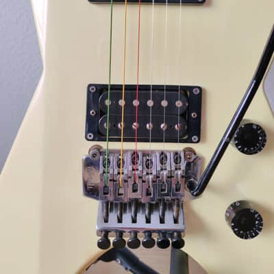 ESP KG Pirates Explorer Akira Takasaki Loudness - White Cream - JAPAN MIJ image 5