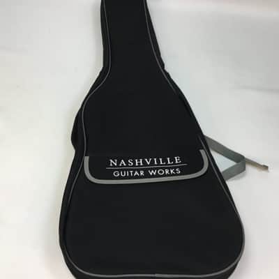 Nashville Guitarworks 215BK Black Precision Style P Bass with Gig Bag image 2