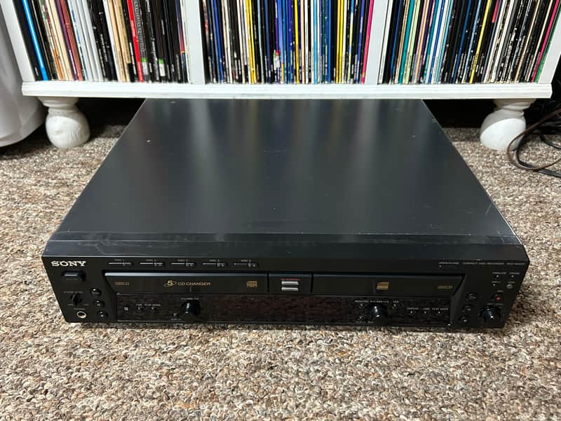 Sony RCD‑W500C Compact Disc Recorder & 5‑Disc CD Changer PARTS/REPAIR READ image 1