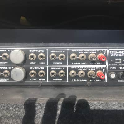 Peavey CS 400 Power Amp - Classic Workhorse! Includes carpeted hardboard amp case. Sale Benefits Music Education Nonprofit! image 4