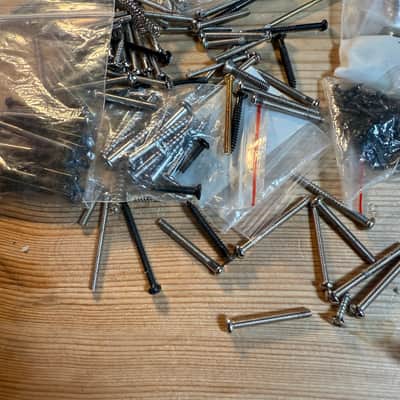 bulk lot of Guitar pickup screws direct mount fram or pickguard for luthier repairs image 9