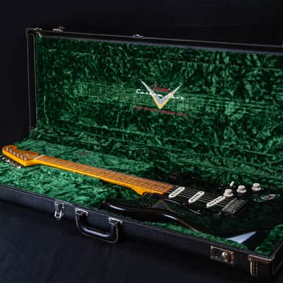 Fender Custom Shop David Gilmour Stratocaster NOS 2008 - 2021 - Black over 3-Color Sunburst image 2