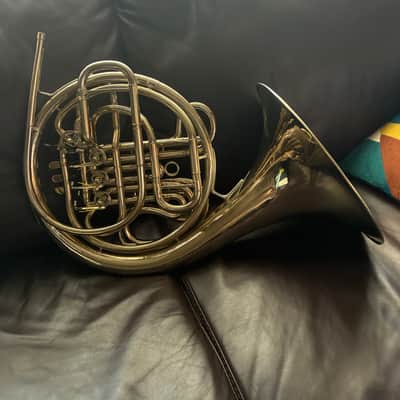 C.G. Conn 8D CONNstellation Professional Model Double French Horn with Fixed Bell 2010s - Nickel-Silver image 3