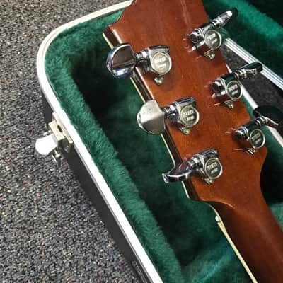 Yamaha CJ-838S vintage jumbo acoustic guitar made in Taiwan 1979-1981 in excellent condition with road runner hard case image 19