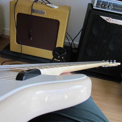 Squier Vintage Modified 50's Precision 2014 Vintage Blonde image 8