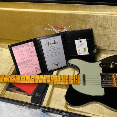 NEW! Fender Custom Shop Flamethrower Telecaster - NOS - Modern Specs - Texas Special Pick-Ups - AAAA Flamed Neck - Black Finish - Gold Hardware - Authorized Dealer - 7.45lbs - G07166 image 15