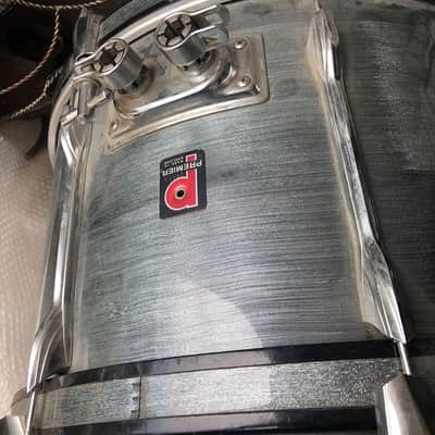 22” Premier Bass Drum 1960’s Grey Shimmer Kick Drum image 6