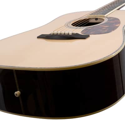 Recording King RD-342 Tonewood Reserve Elite All Solid Wood Dreadnought Guitar 2022 Natural Gloss image 20
