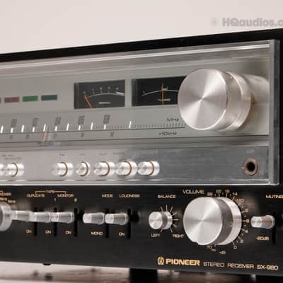 Pioneer SX-980 80 WPC Stereo Receiver –Custom Black Face – Professionally Restored – 1-Year Warranty image 8