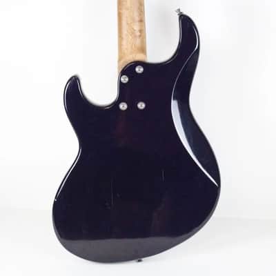 Early 2000's Silvertone Midnight Purple Indigo Jazz Bass J-Style Bass ~Rosewood Fretboard~ image 4